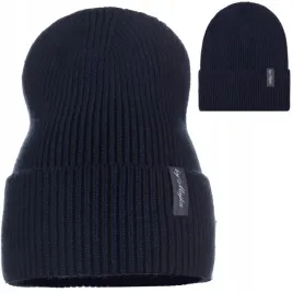 czapka-damska-kobieca-beanie-jesienna-zimowa-polska-marka-majka-granatowa