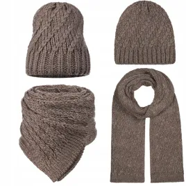 szalik-szal-czapka-beanie-komplet-damski-kobiecy-10percent-welny-braz-brazowy
