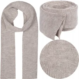 meski-bezowy-szal-klasyczny-szalik-jesienny-zimowy-unisex-180x20cm