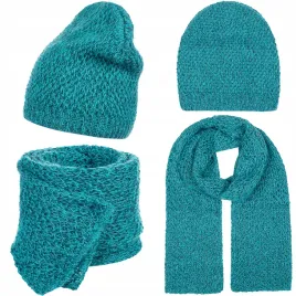 szalik-czapka-beanie-komplet-damski-kobiecy-30percent-moher-turkusowy-turkus