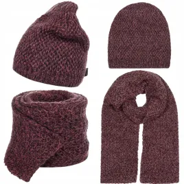 szalik-czapka-beanie-komplet-damski-kobiecy-30percent-moher-ciemny-roz-rozowy