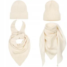 komplet-damski-bezowy-bez-czapka-beanie-chusta-zimowy-jesienny-cieply