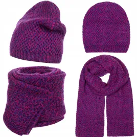 szalik-czapka-beanie-komplet-damski-kobiecy-30percent-moher-fuksja-rozowa