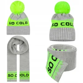 szalik-czapka-komplet-damski-zimowy-jesienny-kobiecy-so-cold-szary-neon