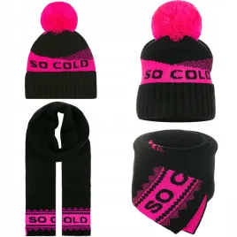 szalik-czapka-komplet-damski-zimowy-jesienny-kobiecy-so-cold-czarny-rozowy