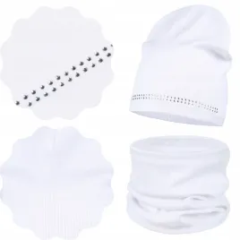 majka-komplet-jesienny-czapka-beanie-komin-48-52-dzety-biel-bialy