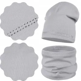 majka-komplet-jesienny-czapka-beanie-komin-48-52-dzety-jasny-szary
