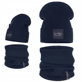 wiosenny-komplet-dzieciecy-podwojny-material-czapka-komin-granatowy-38-42