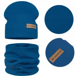 cieply-zestaw-dzieciecy-czapka-i-komin-podwojny-material-42-46-chaber