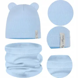 czapka-komin-komplet-dzieciecy-z-uszkami-jesien-jesienny-42-46-blekitny