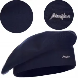 beret-damski-klasyczny-zimowy-produkt-polski-majka-elegancki-granatowy