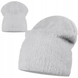 szara-czapka-damska-beanie-futrzana-jesienno-zimowa-polska-marka-majka