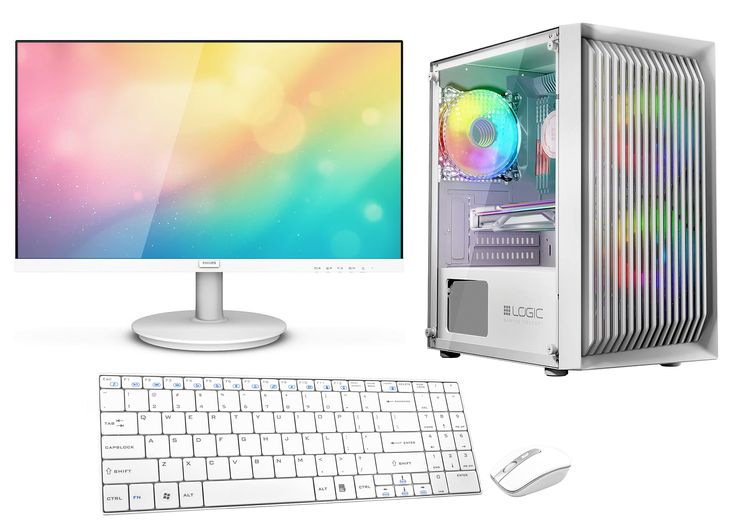 Zestaw WHITE Gaming Core i5 12400F RTX4060 16GB SSD 1TB WIFI W11 24