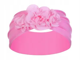 opaska-dziecieca-turban-rozowa-ozdobne-duze-kwiaty-rozciagliwa-38-46