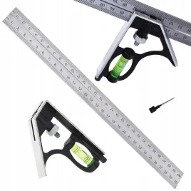 stalowy-katownik-stolarski-30cm-z-poziomica-rysikiem-budowlany-warsztatowy