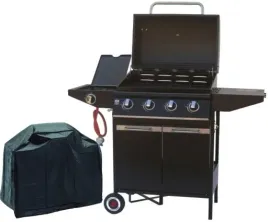grill-gazowy-wozek-4-1-148-kw-z-rusztem-zeliwnym-pokrowiec