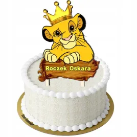 dwustronny-topper-kolorowy-krol-lew-personalizowany-imie-wiek