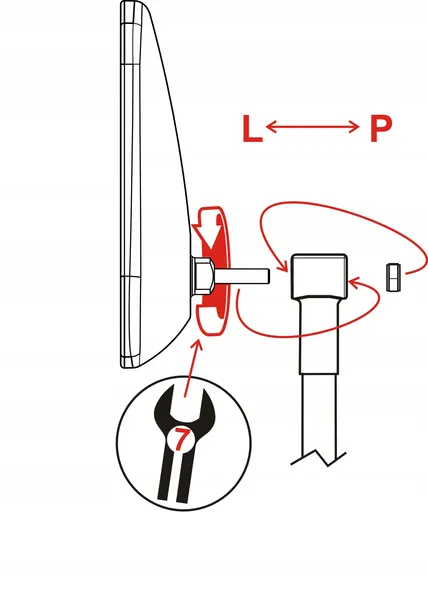 lusterko-dlugie-ramie-ajs-plus-model-plus