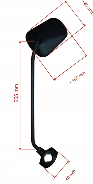 lusterko-dlugie-ramie-ajs-plus-stan-nowy-marka-ajs