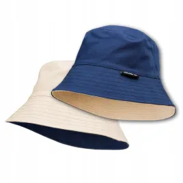 damski-dwustronny-kapelusz-iguana-ville-ii-bucket-hat-granatowy-bezowy