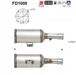 filtr-czstek-staych-dpf-citroen-c8-20hdi-euro-4
