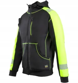 bluza-dresowa-robocza-odblaskowa-polar-z-kapturem