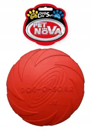 dog-life-style-frisbee-dysk-gumowy-22-cm-czerwony-nietonacy-waniliowy