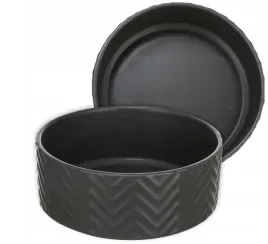 miska-ceramiczna-pies-kot-czarny-mat-0-4-l-13-cm