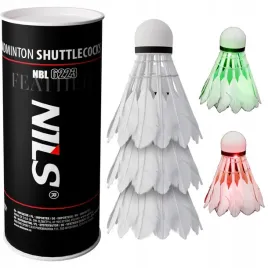 nils-komplet-3x-piorkowe-lotki-do-badmintona-swiecace-led