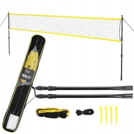 nils-siatka-do-gry-w-badmintona-siatkowke-630-cm-slupki-teleskopowe
