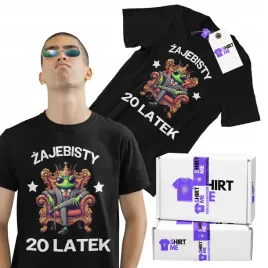 prezent-na-20-urodziny-koszulka-z-nadrukiem-tshirt-meski-zajebisty-20-latek