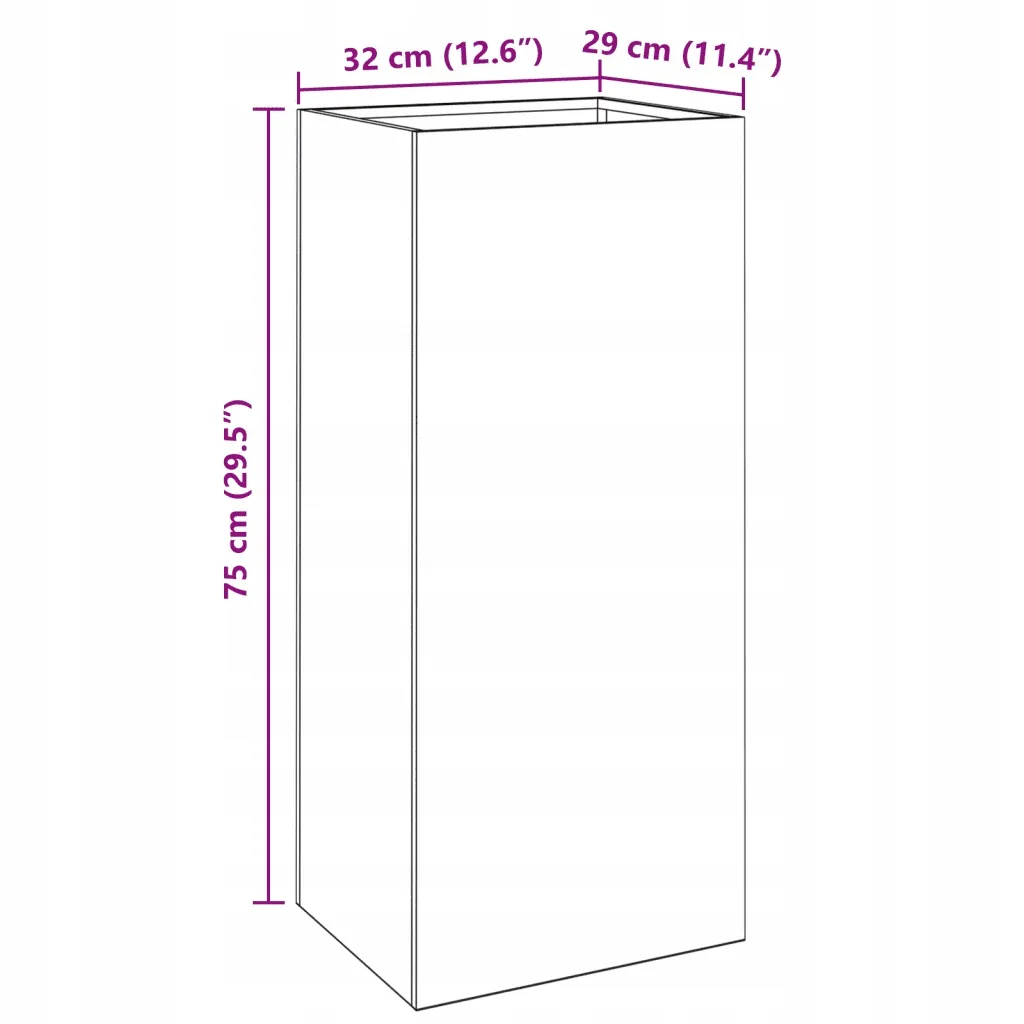donica-biala-32x29x75-cm-stal-stan-nowy