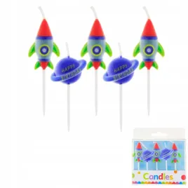 swieczki-urodzinowe-kolorowe-pikery-planeta-rakieta
