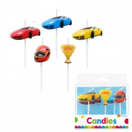 swieczki-urodzinowe-kolorowe-pikery-wyscigi-samochodowe