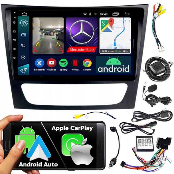RADIO SAMOCHODOWE NCS RS-305 MERCEDES-BENZ E-KLASA W211 2002-2009 ANDROID