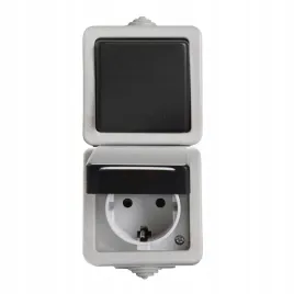 tekno-szary-lacznik-natynkowy-jednobiegunowy-gniazdo-schuko-ip54