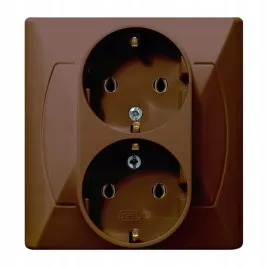 ospel-akcent-braz-gniazdo-podwojne-schuko-gp-2as-24