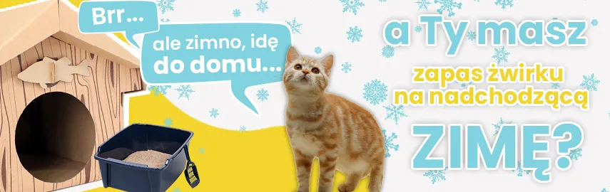 żwirek silikonowy bentonitowy dla kota