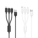 hoco-kabel-3w1-usb-a-do-lightning-micro-usb-typ-c-2a-x74-1-m-bialy-stan-nowy