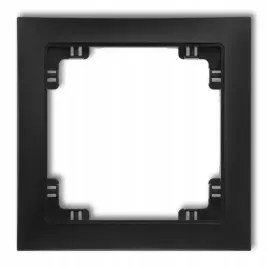 karlik-deco-soft-czarny-mat-ramka-1-krotna-12drso-1