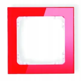 karlik-deco-czerwony-czarny-ramka-efekt-szkla-1-krotna-17-12-drs-1