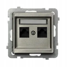 ospel-sonata-stal-inox-gniazdo-telefoniczne-gpt-2rmn-m-37