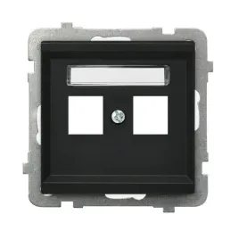 ospel-sonata-czarny-obudowa-gniazda-podwojnego-typu-keystone-prosta-gpk-2