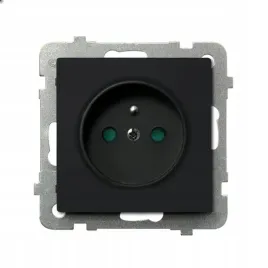 ospel-sonata-czarny-gniazdo-pojedyncze-0-z-przeslonami-gp-1rzp-m-33