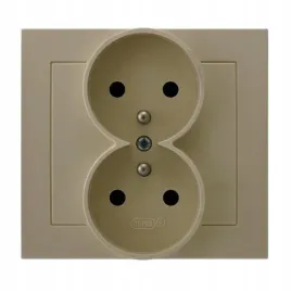 ospel-kier-bezowy-gniazdo-podwojne-0-gp-2wz-01