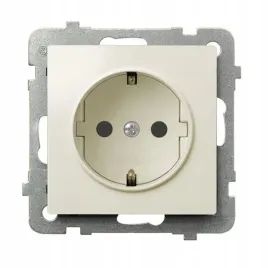 ospel-impresja-ecru-gniazdo-pojedyncze-0-schuko-gp-1ys-m-27