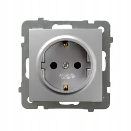 ospel-as-srebrny-gniazdo-pojedyncze-0-schuko-gp-1gs-m-18