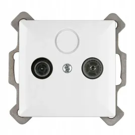 abex-perla-bialy-gniazdo-antenowe-przelotowe-gap-p-p