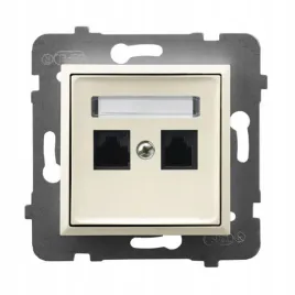 ospel-aria-ecru-gniazdo-komp-kat-5e-gpk-2u-k-m-27
