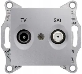 schneider-sedna-aluminium-gniazdo-rtv-sat-przel